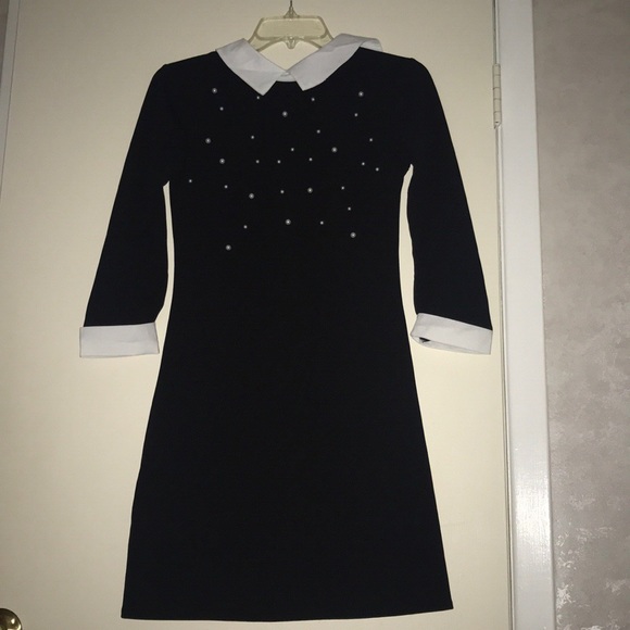 Pearl Embellished Shirt Dress - Picture 4 of 5
